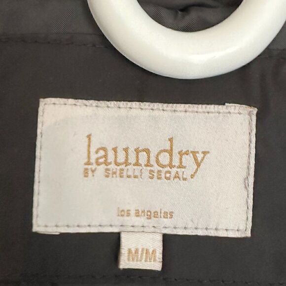 EUC, Laudry by Shelli Segal, Size M, Black Coat - Picture 3 of 8